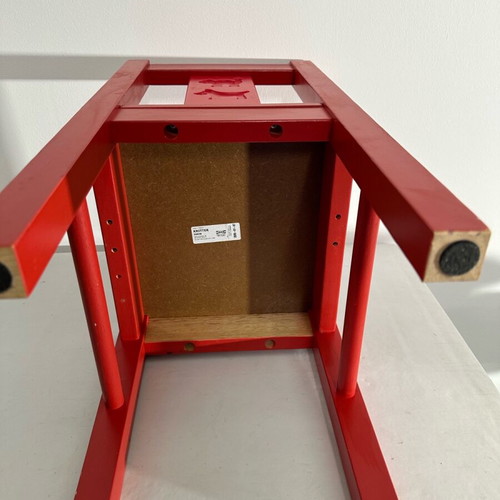 Wooden children's chair like new with free stool