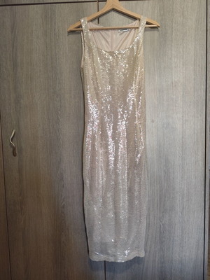 Matis Fashion sequin dress Small, like new, gold