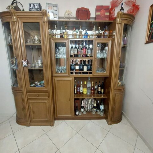 Classic living room wall unit and buffet