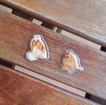 Pack of 2 dog stickers