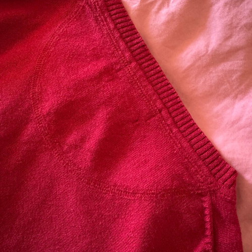 The Bostonians men's sweater cashmere and cotton like new, size M red