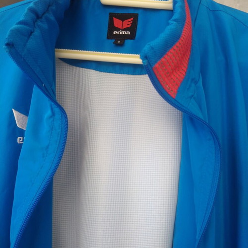 Erima men's jacket used, open blue, size L/XL