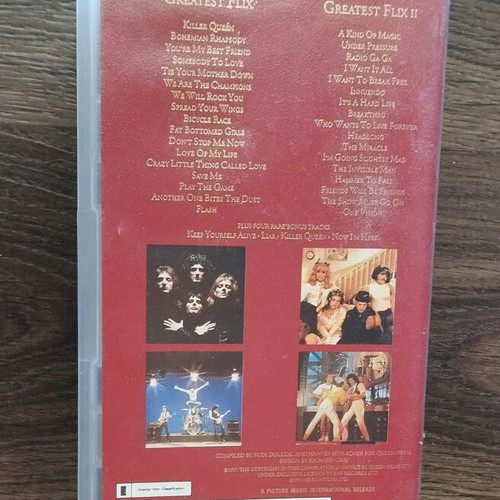 Queen 8 VHS μουσικά βίντεο Magic Years 1987-90 μεταχειρισμένα