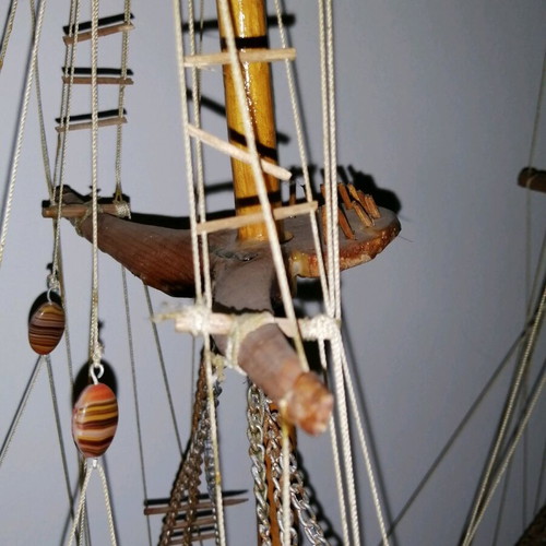 Handmade Vintage Sailboat from the 1960s