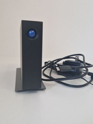LaCie d2 Professional external hard drive 16000 GB like new, black
