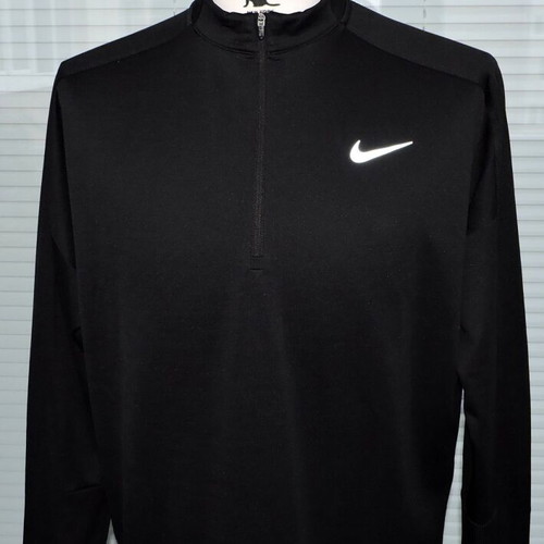 Nike men's black long sleeve running shirt XL like new