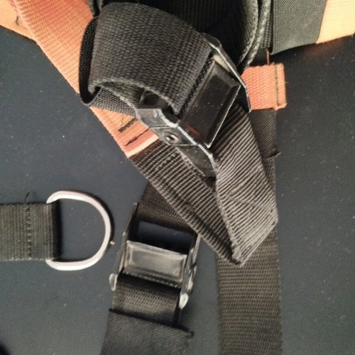 Suspension Training Straps used with door anchor
