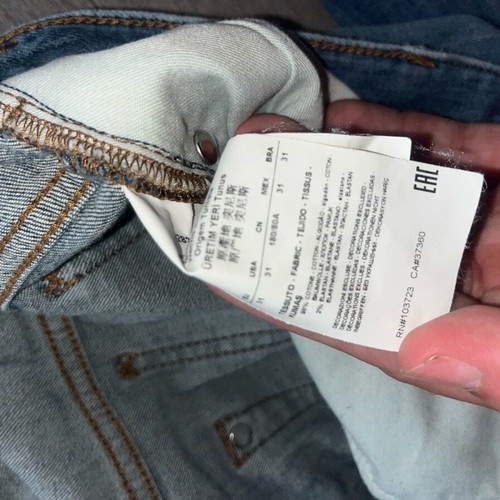 Armani Jeans slim fit pants size 31 used, blue