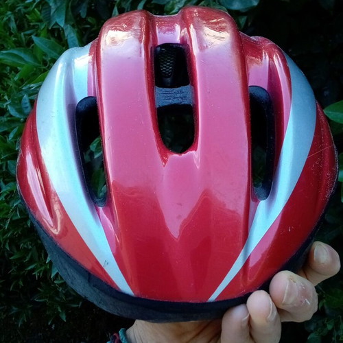 Bicycle helmet used, children's Large XL size, head circumference 56-62 cm
