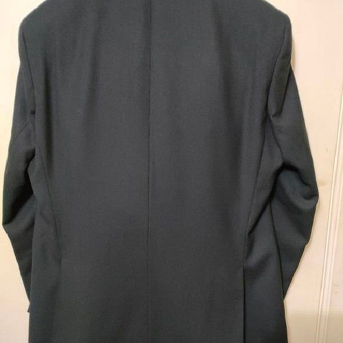 Aslanis Men Suit size 52 like new, black wool blend