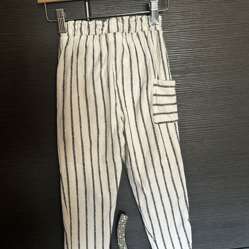 Zara girls' pants white size 104 cm like new for ages 3 to 4