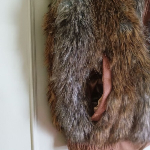 Fur vest jacket Medium, Sonia