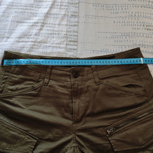 Raw cargo pants olive size 34