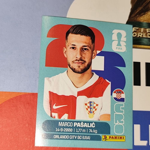 Marco Pasalic World Cup 2026 Panini sticker