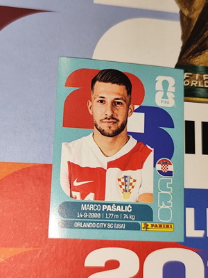 Marco Pasalic World Cup 2026 Panini sticker