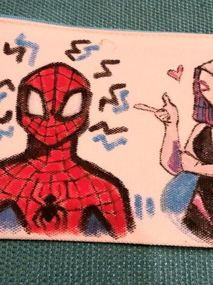 Κασετίνα Spiderman-Spiderverse χειροποίητη σαν καινούργια