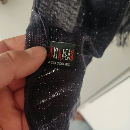Axilleas Accessories scarf like new, dark gray