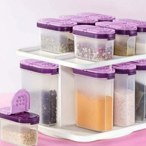 Tupperware spice set 16 pcs with rotating base