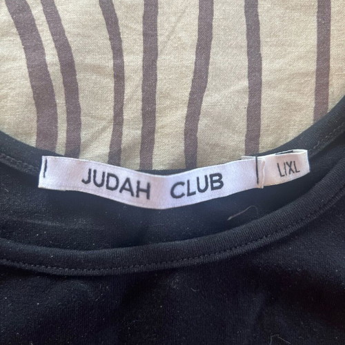 Judah Club top new, size L/XL, black
