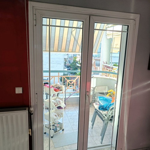 Aluminum balcony doors and window used, double glazed