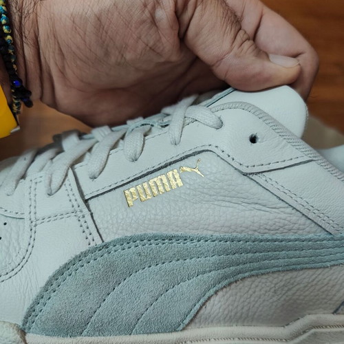 Puma sneakers size 46, white with grey detail