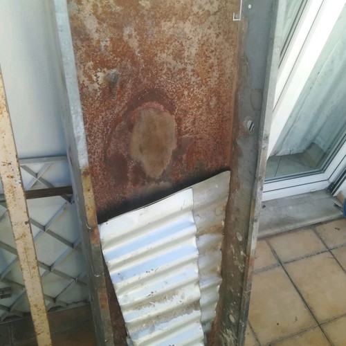 Galvanized grill used 1.40x40 with light rust