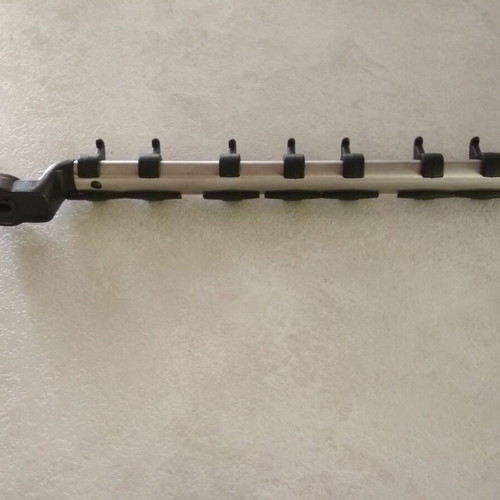 Brabantia kitchen rail like new, stainless steel with 12 hooks