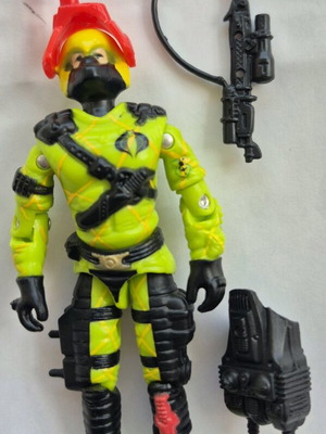 GIJOE Cobra Night Viper Custom Black Major 2017 Elite Trooper like new