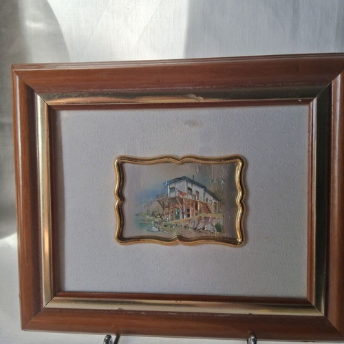 Vintage silver engraving frame 15×17cm like new