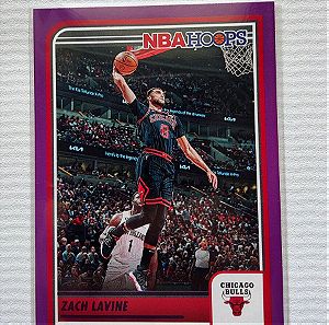 2023-24 Panini-NBA Hoops Basketball Zach Lavine Purple #26