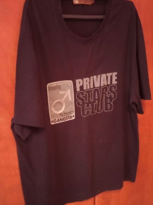 Gang Men's T-Shirt L-XL used, black and white
