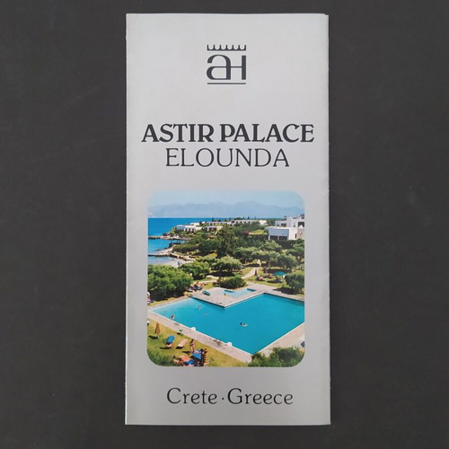 Astir Palace Elounda hotel brochure used, 1970s