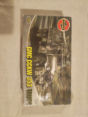Plastic model GMC CCKW 353 truck like new, Airfix 1:72 scale