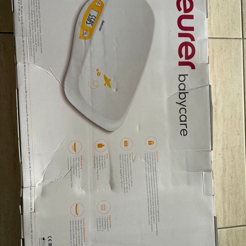 Beurer Babycare Digital Baby Scale like new, 20 kg, white with designs