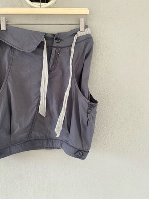 Φούστα μίνι Attrattivo σαν καινούργιο, γκρι cargo με τσέπες