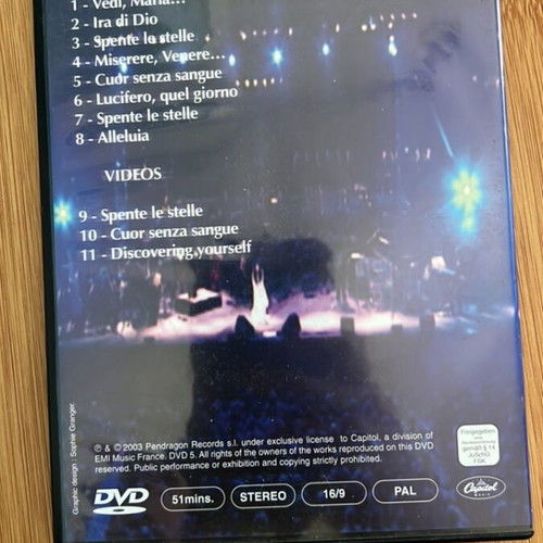 Emma Shapplin The Concert in Caesarea like new