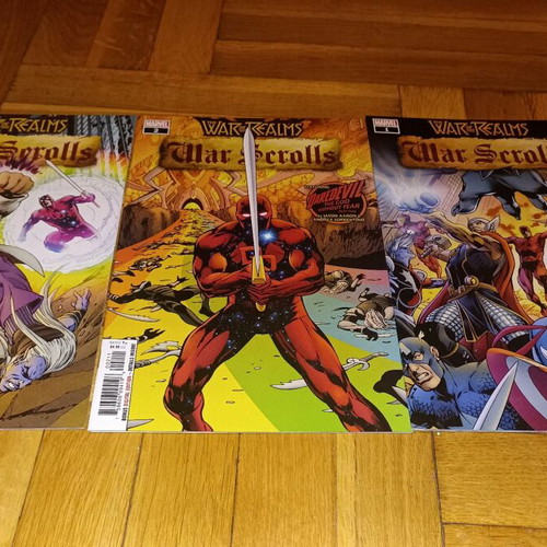War of the Realms War Scrolls comics complete series like new