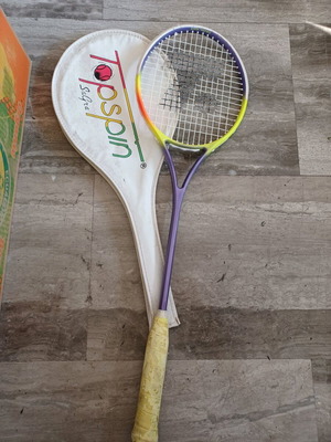 Badminton racket Top Spin Sagra used with case