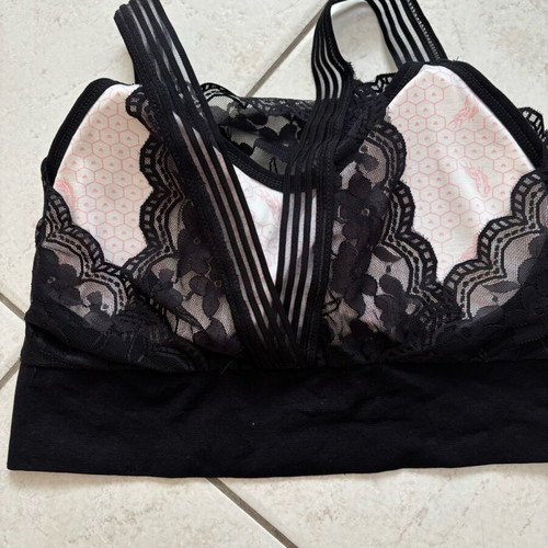 Women's lace bralette in beige, white and black, new