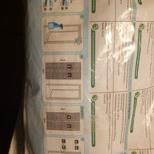Door Insect Screen (Fixed Door Screen - White)