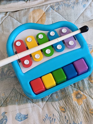 Addo Play 2-in-1 children's musical toy piano and xylophone