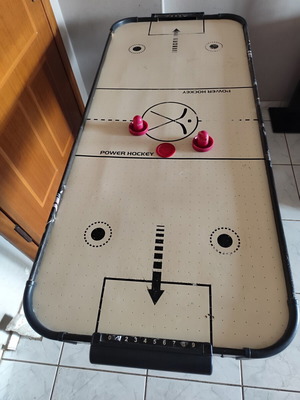 Επιδαπέδιο τραπέζι Air Hockey μεταχειρισμένο, μεγάλο μέγεθος με μοτέρ
