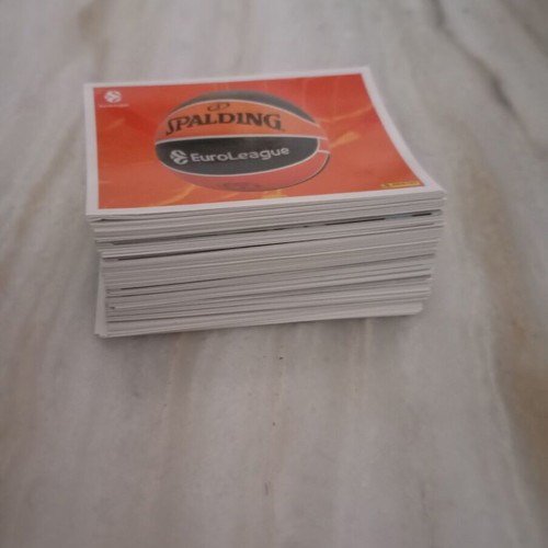 Euroleague 2025-2026 sticker pack, 126 pieces