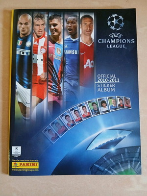 Official Sticker Album 2010 2011 UEFA Champions League καινούργιο, 72 σελίδες