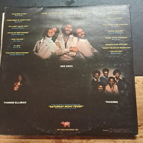 Saturday Night Fever vinyl record used, good condition