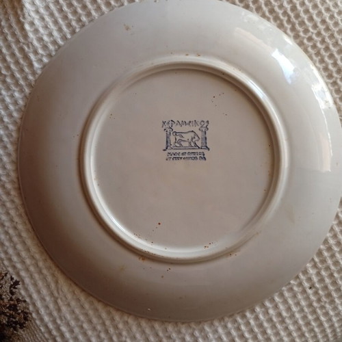 Vintage Keramikos collectible porcelain plate