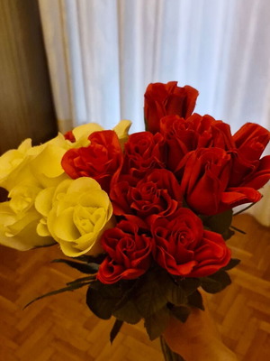 Artificial flowers decorative bouquet 60 cm like new