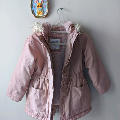 Children's jacket used 24-36 months warm pink