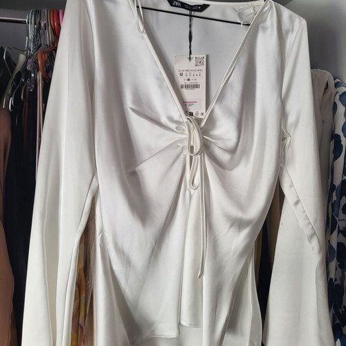 Zara ΝοΜ top new, white