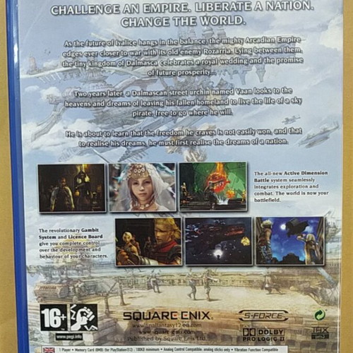 Final Fantasy XII PlayStation 2 used